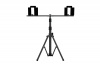 Стойка для двух прожекторов TRIPOD-DBL